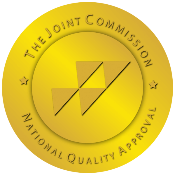 Gold certification badge with the text 